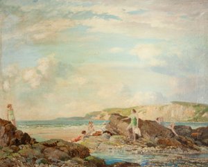 The Seashore (olje på lerret)