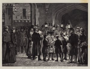 Carol synger på julaften på Hampton Court Palace