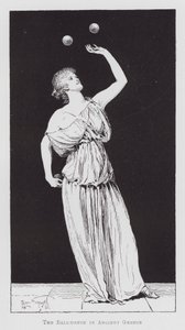 Dans: Balldansen i antikkens Hellas (litho)