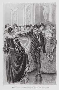 Dans: The Pavane ved Henri III hoff, ca 1580 (litho)