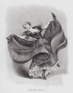 Dancing: The Skirt Dance (litho)