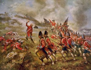 Slaget ved Bunker Hill av Percy Moran
