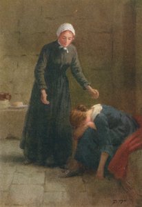 Illustrasjon til Adam Bede av George Eliot (fargelitografi)