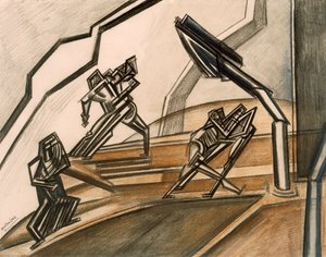 Kamp nr.2. av Percy Wyndham Lewis