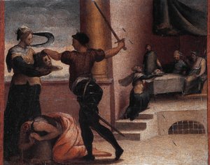 Salome og halshugget døperen Johannes (olje på lerret, ca. 1535)