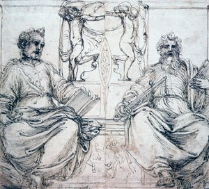 St Pierre og St Paul, 1500-tallet. av Perino del Vaga