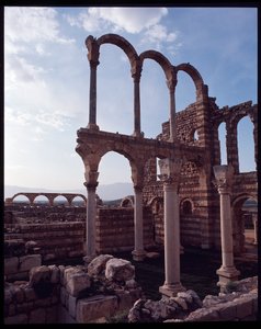 Utsikt over byen, 705-710 e.Kr av Period Umayyad