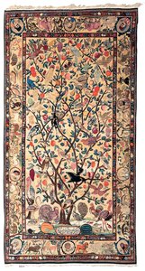 Et fint Kirman-teppe, 1898-99 av Persian School