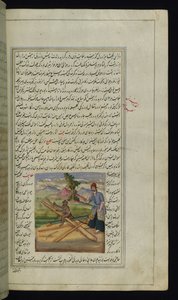 En ape og en snekker fra Lights of Canopus av Persian School