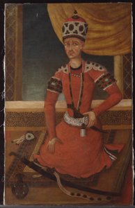 Aja Muhammad Khan Qajar, ca. 1820 av Persian School