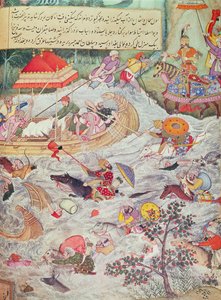 Illustrasjon fra historien til Timurs etterkommere av Persian School