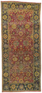 Isfahan-teppe, Sentral-Persia, første kvartal av 1600-tallet av Persian School
