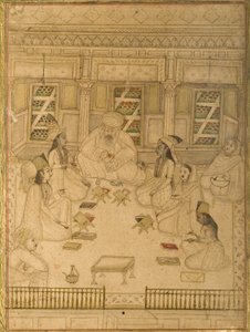 Manuskript av Gulistan of Sadi, 1787 av Persian School