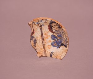 Keramikkfragment (keramikk) av Persian School