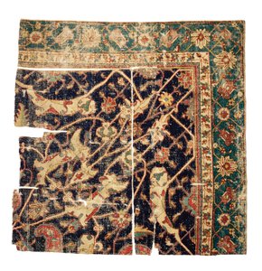 Tabriz-medaljongteppefragment, Nordvest-Persia, midten av 1500-tallet av Persian School