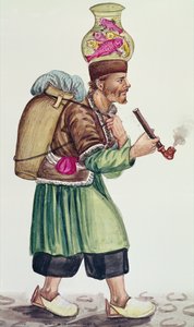 Fiskehandleren (wc på papir) av Persian School