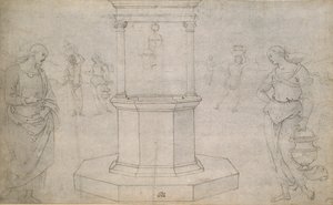 Kristus og kvinnen i Samaria, slutten av 1400-tallet - begynnelsen av 1500-tallet av Perugino