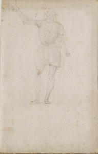 Studer for en døperen Johannes. Verso: An Eye, sent på 1400-tallet - begynnelsen av 1500-tallet av Perugino
