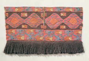 Skjorte av interlock ullteppe, Nazca Culture (tekstil) av Peruvian School