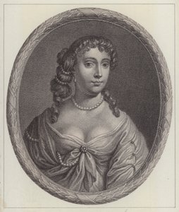 Anne Hyde, hertuginne av York, første kone til kong James II (gravering)