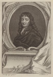Sir William Temple , engelsk diplomat og forfatter (gravering)