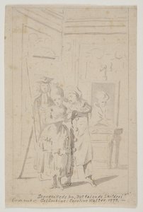 Pierrot og Colombine i "The Talking Painting"