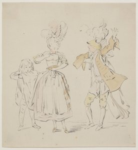Scene fra Johan Herman Wessels "Kjærlighet uten strømper"