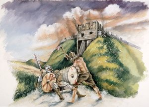 Kynric kjemper mot britene ved Old Sarum, 552 AD, c1990-2010
