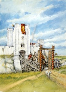 Gamle Sarum, 1140, c1990-2010 av Peter Dunn