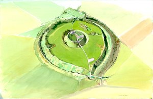 Gamle Sarum, c2010 av Peter Dunn