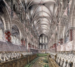 Rievaulx Abbey, 1200-tallet, c1990-2010 av Peter Dunn