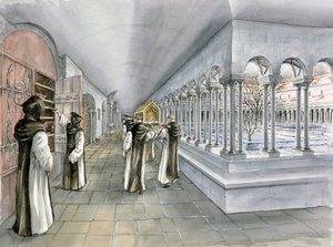 Rievaulx Abbey, 1200-tallet, c1990-2010 av Peter Dunn
