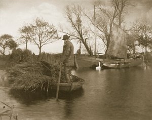 Gladdon Cutter vender tilbake, liv og landskap på Norfolk Broads, ca. 1886 av Peter Emerson und Thomas Goodall