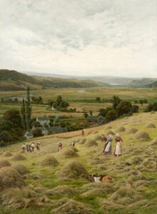 Vale of Llanrest (olje på lerret) av Peter Ghent