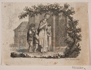 Vignet til "Sophies Reise fra Memel til Sachsen" av Peter Haas