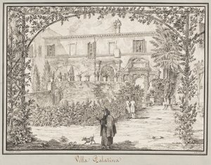 Villa Palatina, 1830. av Peter Heinrich Lambert von Hess