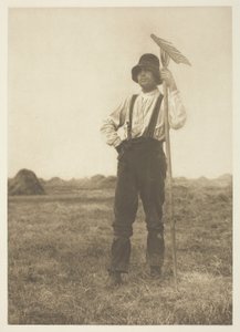Hømaker med rake (Norfolk) av Peter Henry Emerson