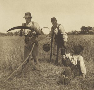 In the Barley-Harvest, Suffolk, 1888 (fotogravyr)