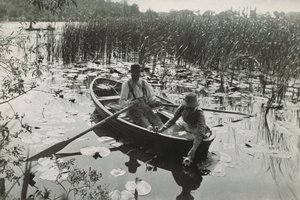 Ett av førti platinatrykk fra "Life and Landscape on the Norfolk Broads"
