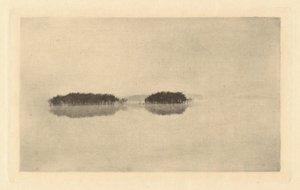 The Lone Lagoon, i eller før 1895. av Peter Henry Emerson