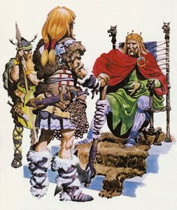 En britisk sjef ber de saksiske raiderne komme og kjempe for ham av Peter Jackson
