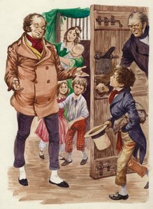 David Copperfield møter Mr Micawber av Peter Jackson