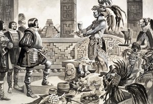 Hernando Cortes i Mexico av Peter Jackson