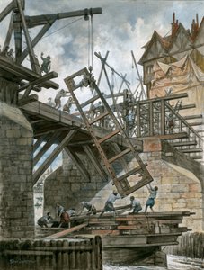 Nonesuch House blir reist på gamle London Bridge av Peter Jackson