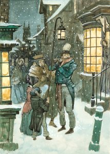 Viktoriansk julescene av Peter Jackson