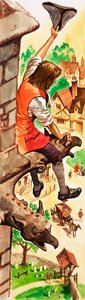 When They Were Young: Clive of India (gouache på papir) av Peter Jackson