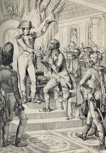 Første utdeling av korsene til Legion d'honneur (grunnlagt i 1802) til Invalidekirken 14. juli av Peter Johann Nepomuck Geiger