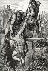 Den bysantinske keiseren Zenon (425-491) returnerte til Konstantinopel fikk usurpatoren Flavius Basiliscus (Basilisk) låst inne med familien sin, 477 (død av Basiliscus innelukket i en tørr sisterne, for å dø av eksponering, av romersk keiser Zeno, 477) Te