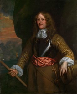 Flaggmenn fra Lowestoft: Admiral Sir John Lawson (d. 1665) av Peter Lely