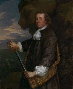 Flaggmenn fra Lowestoft: Viseadmiral Sir Christopher Myngs av Peter Lely